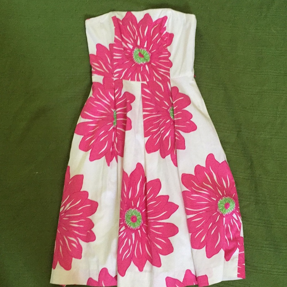 Lilly Pulitzer strapless dress size 2